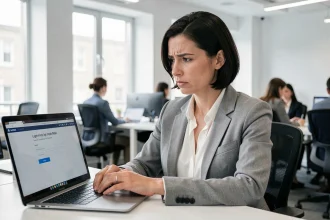 Employée RH perplexe face à un compte salarié disparu sur l'interface mySilae en paie pilote
