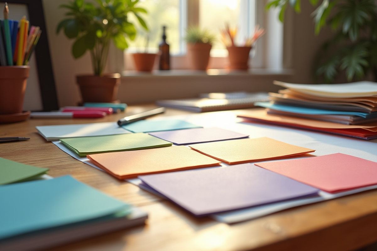 Création de cartes de visite originales : techniques et astuces